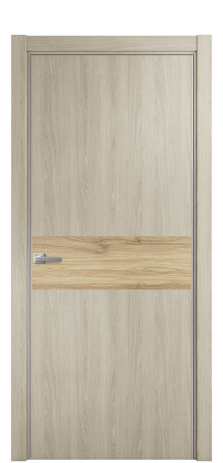 Дверь межкомнатная Duet 11 Цвет Maderaira oak sand Покрытие ПВХ WOOD NATURAL Наличник L 75 Цена 32375