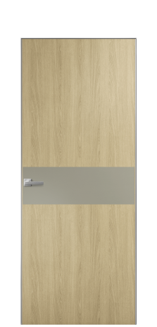 Дверь межкомнатная Duet 11 Цвет Maderaira oak amber Покрытие ПВХ WOOD NATURAL Наличник Скрытый короб хром Цена 53550