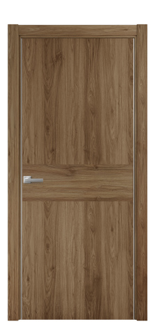 Дверь межкомнатная Duet 11 Цвет Орех NY классический Покрытие ПВХ WOOD NATURAL Наличник L 75 Цена 32375