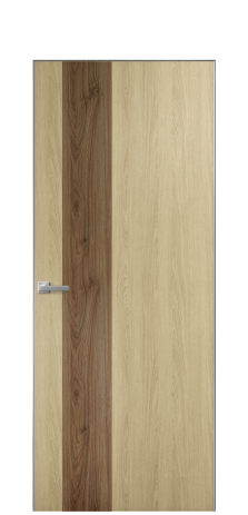 Дверь межкомнатная Duet 14 Цвет Maderaira oak amber Покрытие ПВХ WOOD NATURAL Наличник Скрытый короб хром Цена 39128