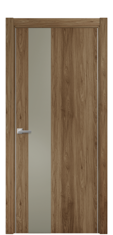 Дверь межкомнатная Duet 14 Цвет Орех NY классический Покрытие ПВХ WOOD NATURAL Наличник L 75 Цена 32375