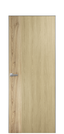 Дверь межкомнатная Duet 19 Цвет Maderaira oak amber Покрытие ПВХ WOOD NATURAL Наличник Скрытый короб хром Цена 53550