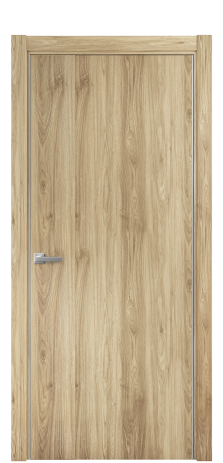 Дверь межкомнатная Duet 19 Цвет Орех NY светлый Покрытие ПВХ WOOD NATURAL Наличник L 75 Цена 32375