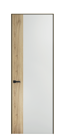 Дверь межкомнатная Дуэт 19 Цвет Облачный Покрытие ЭМАЛИ Эмаль Наличник Скрытый короб золото Цена 55213