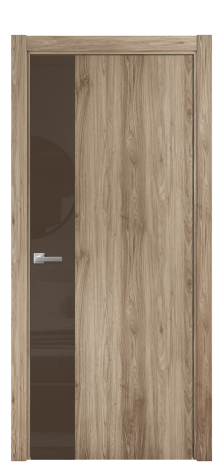 Дверь межкомнатная Vetro 19 Цвет Телегрей Покрытие Эмаль  Наличник L 75 Цена 36295