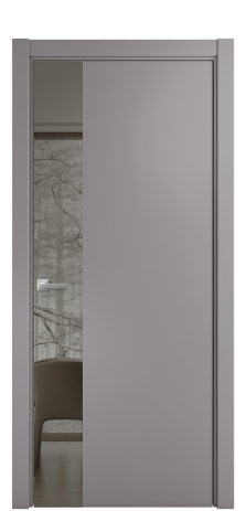 Дверь межкомнатная Vetro 19 Цвет Ирис Покрытие Эмаль  Наличник L 75 Цена 41725