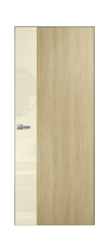 Дверь межкомнатная Vetro 19 Цвет Maderaira oak amber Покрытие ПВХ WOOD NATURAL Наличник Скрытый короб хром Цена 62460