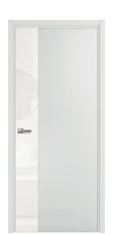 Дверь межкомнатная Ветро 19 Цвет Облачный Покрытие Эмаль  Наличник L 50 Цена 49875