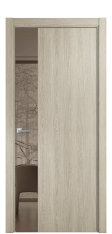 Дверь межкомнатная Vetro 19 Цвет Maderaira oak sand Покрытие ПВХ WOOD NATURAL Наличник L 75 Цена 39150