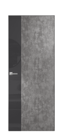 Дверь межкомнатная Vetro 19 Цвет Ice cacao Покрытие ПВХ ORIGINAL Наличник Скрытый короб хром Цена 47610