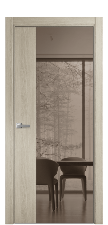 Дверь межкомнатная Vetro 20 Цвет Maderaira oak sand Покрытие ПВХ WOOD NATURAL Наличник L 75 Цена 55125