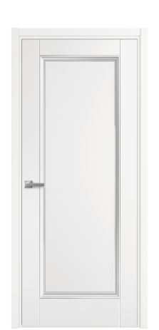 Дверь межкомнатная Сиена 1 Цвет Белый Покрытие Эмаль  Наличник L 50 Цена 55475