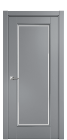 Дверь межкомнатная Sienna 1 Цвет Гриджио Покрытие Эмаль  Наличник L 75 Цена 50475