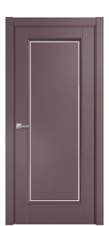 Дверь межкомнатная Сиена 1 Цвет Лиловый Покрытие Эмаль  Наличник L 75 Цена 55475