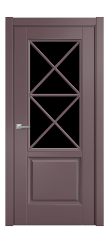 Дверь межкомнатная Сиена X3 DGO Цвет Лиловый Покрытие Эмаль  Наличник L 75 Цена 53268