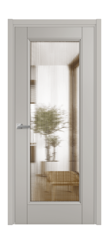 Дверь межкомнатная Savona Цвет Серый Шелк Покрытие Эмаль  Наличник L 50 Цена 58775