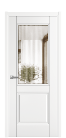 Дверь межкомнатная Savona 2 Цвет Белый Покрытие Эмаль  Наличник L 50 Цена 49475