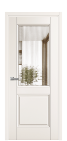 Дверь межкомнатная Savona 2 Цвет Молочный Покрытие Эмаль  Наличник L 50 Цена 59975