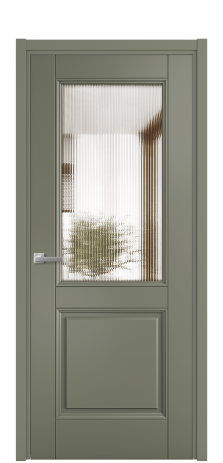 Дверь межкомнатная Savona 2 Цвет Зеленый Покрытие Эмаль  Наличник L 50 Цена 58775