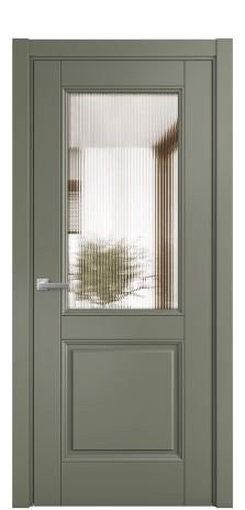 Дверь межкомнатная Savona 2 Цвет Зеленый Покрытие Эмаль  Наличник L 75 Цена 54275