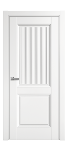Дверь межкомнатная Савона 2 Цвет Белый Покрытие Эмаль  Наличник L 75 Цена 49475