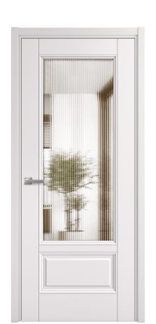 Дверь межкомнатная Савона 2B Цвет Крем Покрытие Эмаль  Наличник L 50 Цена 59975