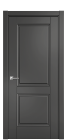 Дверь межкомнатная Sienna 2 Цвет Антрацит Покрытие Эмаль  Наличник L 75 Цена 43775
