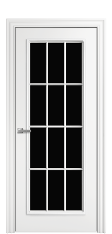 Дверь межкомнатная Амелия 12 Цвет Белый Покрытие Эмаль  Наличник M 85 Цена 78350