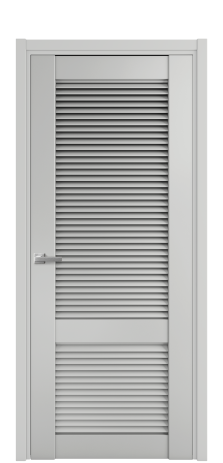 Дверь межкомнатная Жалюзи 2 Цвет Телегрей Покрытие Эмаль  Наличник L 50 Цена 54475