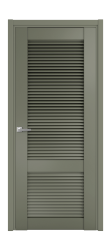 Дверь межкомнатная Жалюзи 2 Цвет Зеленый Покрытие Эмаль  Наличник L 50 Цена 56418