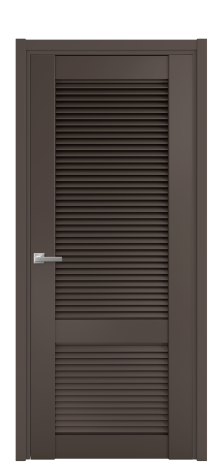 Дверь межкомнатная Жалюзи 2 Цвет Коричневый Покрытие Эмаль  Наличник L 50 Цена 55175