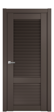 Дверь межкомнатная Жалюзи 2 Цвет Коричневый Покрытие Эмаль  Наличник L 75 Цена 50075