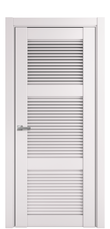 Дверь межкомнатная Жалюзи 3 Цвет Крем Покрытие Эмаль  Наличник L 75 Цена 50075