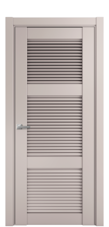 Дверь межкомнатная Жалюзи 3 Цвет Пудра Покрытие Эмаль  Наличник L 75 Цена 50075
