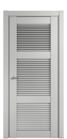 Дверь межкомнатная Жалюзи 3 Цвет Телегрей Покрытие Эмаль  Наличник L 75 Цена 54475