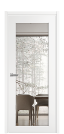 Дверь межкомнатная Strada 11 Цвет Белый Покрытие Эмаль  Наличник L 50 Цена 43925