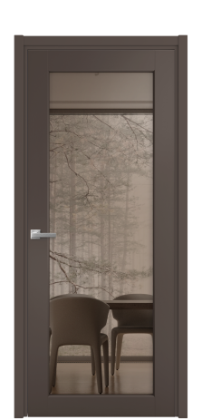 Дверь межкомнатная Strada 11 Цвет Коричневый Покрытие Эмаль  Наличник L 50 Цена 48925