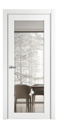 Дверь межкомнатная Strada 11 Цвет Белый Покрытие Эмаль  Наличник L 75 Цена 44425