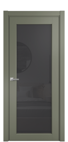 Дверь межкомнатная Strada 11 Цвет Зеленый Покрытие Эмаль  Наличник L 75 Цена 42625