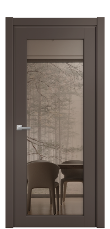 Дверь межкомнатная Strada 11 Цвет Коричневый Покрытие Эмаль  Наличник L 75 Цена 47125