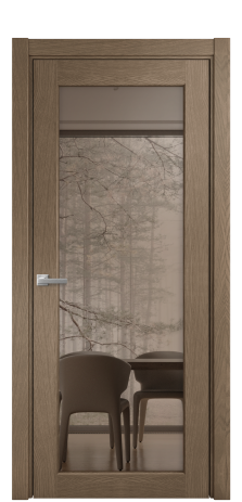 Дверь межкомнатная Strada 11 Цвет Дуб Мускат Покрытие Шпон натуральный  Наличник L 75 Цена 53050