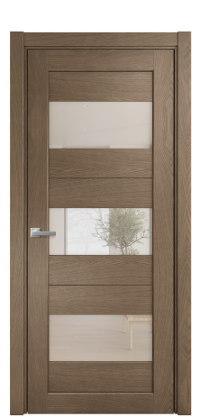 Дверь межкомнатная Strada 14 Цвет Дуб Мускат Покрытие Шпон натуральный  Наличник L 75 Цена 43100