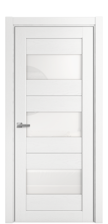 Дверь межкомнатная Strada 14 Цвет Ясень Белый Покрытие Шпон крашеный  Наличник L 75 Цена 43050