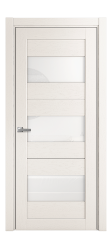 Дверь межкомнатная Strada 14 Цвет Ясень Молочный Покрытие Шпон крашеный  Наличник L 75 Цена 43050