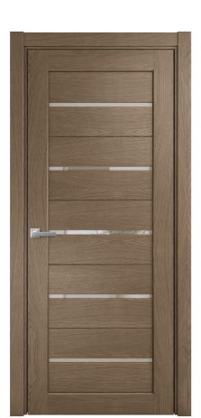 Дверь межкомнатная Strada 15 Цвет Дуб Мускат Покрытие Шпон натуральный  Наличник L 75 Цена 50750