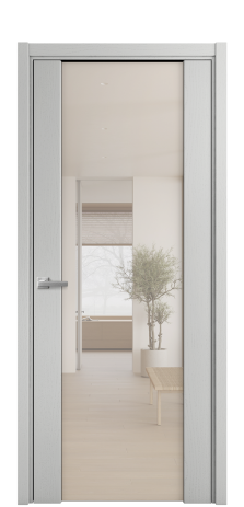 Дверь межкомнатная Vario 11 Цвет Ясень Телегрей Покрытие Шпон крашеный  Наличник L 50 Цена 50175