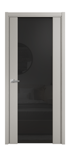 Дверь межкомнатная Варио 11 Цвет Ясень Серый Шелк Покрытие Шпон крашеный  Наличник L 50 Цена 50175