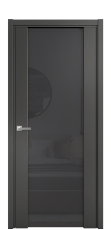 Дверь межкомнатная Vario 11 Цвет Ясень Антрацит Покрытие Шпон крашеный  Наличник L 50 Цена 51275