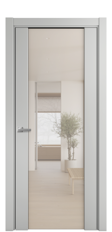 Дверь межкомнатная Vario 11 Цвет Телегрей Покрытие Эмаль  Наличник L 75 Цена 45075