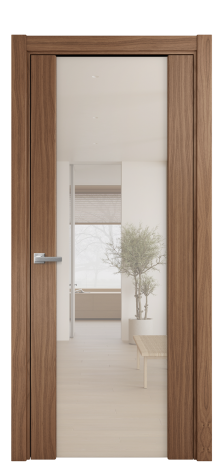 Дверь межкомнатная Vario 11 Цвет Американский Орех Покрытие Шпон натуральный  Наличник L 75 Цена 53775